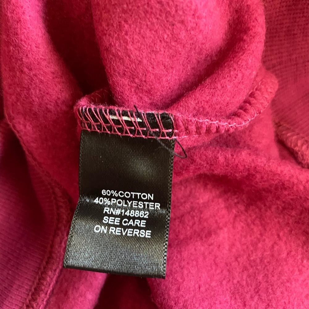 NWT Torrid silent stare cozy long sleeve fleece sweatshirt burgundy size 2x - Picture 8 of 9